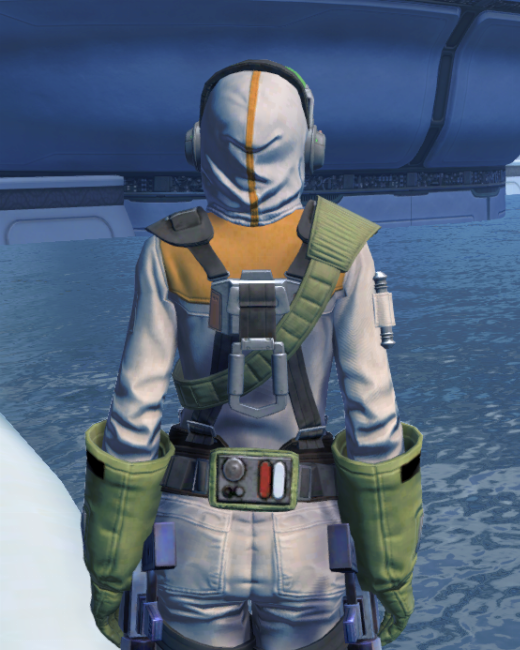 Lab Technician Armor Set Back from Star Wars: The Old Republic.