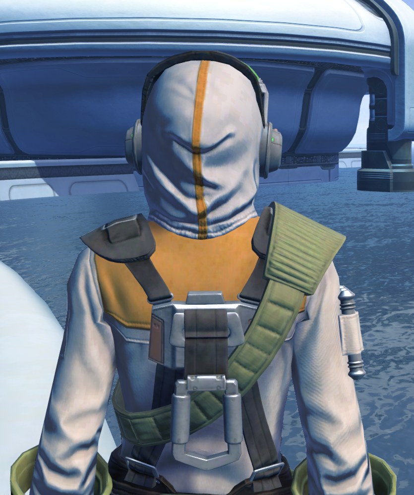 Lab Technician Armor Set detailed back view from Star Wars: The Old Republic.