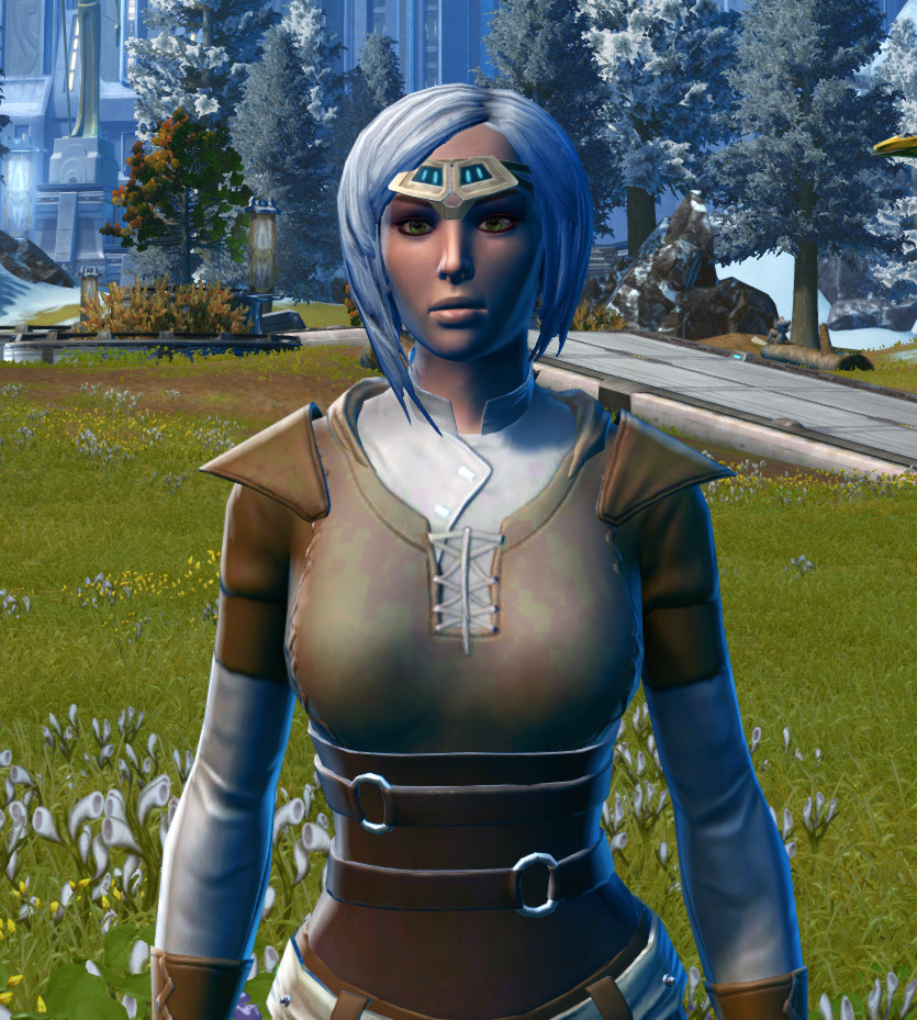 Light Devotee No Hood Armor Set from Star Wars: The Old Republic.