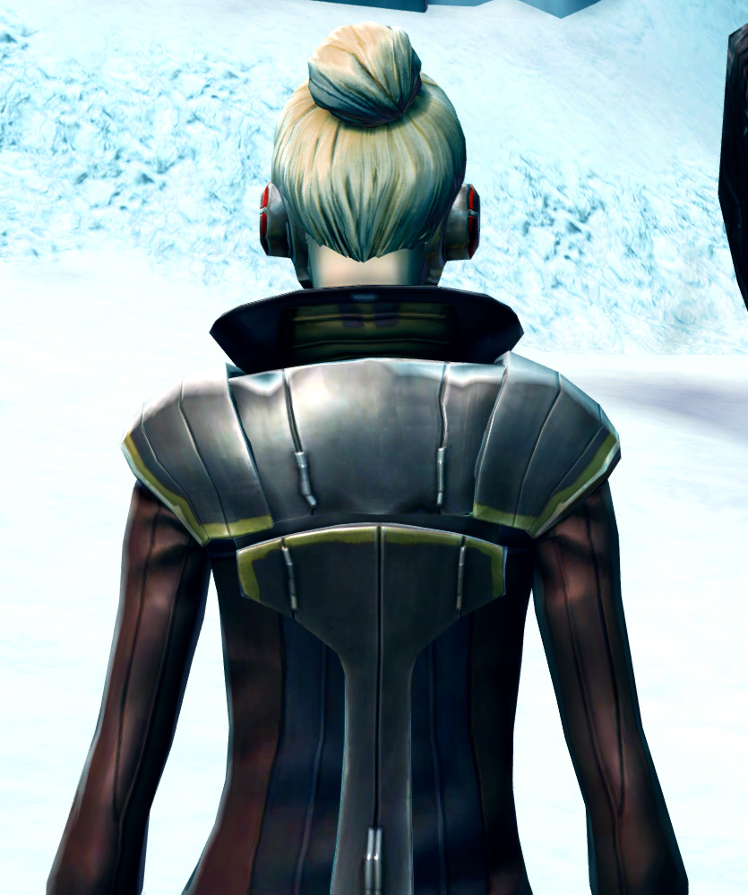 Lone-Wolf Armor Set detailed back view from Star Wars: The Old Republic.