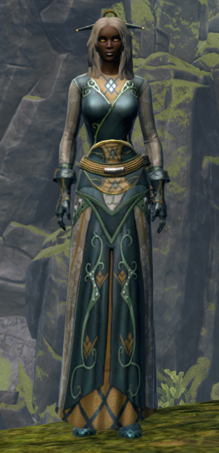 Luxurious Dress Armor Set Outfit from Star Wars: The Old Republic.