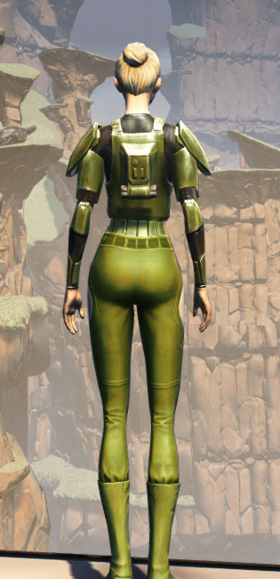 MA-35 Forward Ops Chestplate Armor Set player-view from Star Wars: The Old Republic.