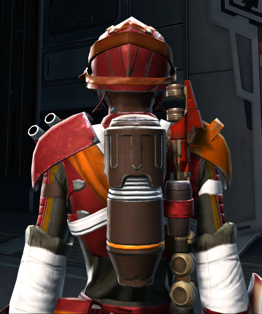 Madilon Asylum Armor Set detailed back view from Star Wars: The Old Republic.