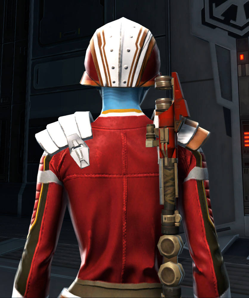 Madilon Onslaught Armor Set detailed back view from Star Wars: The Old Republic.