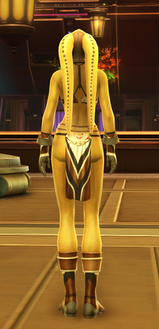 Magnificent Dancer Armor Set player-view from Star Wars: The Old Republic.