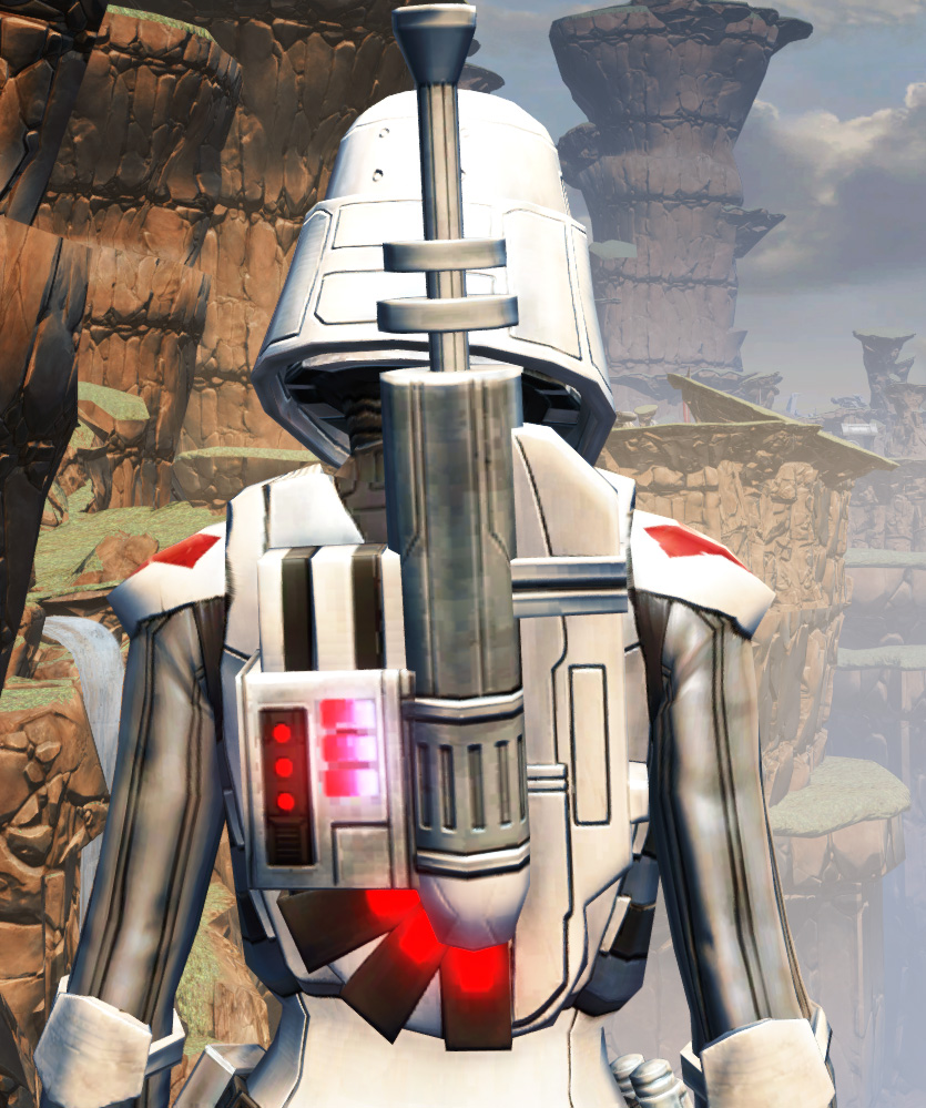 Makeb Assault Armor Set detailed back view from Star Wars: The Old Republic.