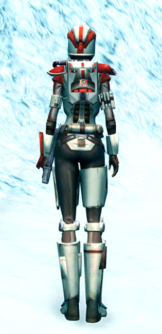 Mandalorian Enforcer Armor Set player-view from Star Wars: The Old Republic.