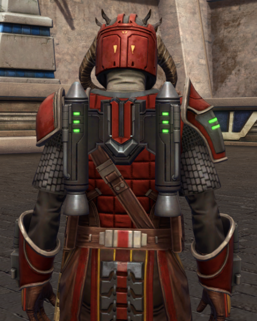 Mandalorian Stormbringer Armor Set Back from Star Wars: The Old Republic.