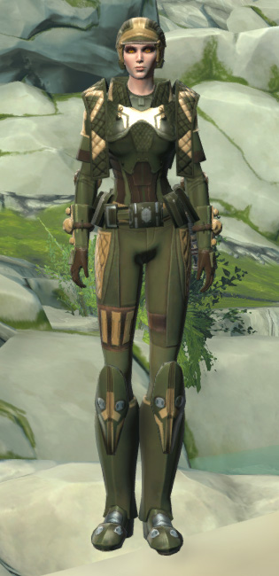 Marshland Ambusher Armor Set Outfit from Star Wars: The Old Republic.