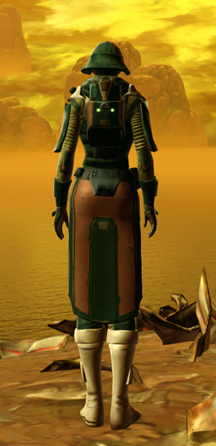 Mullinine Asylum Armor Set player-view from Star Wars: The Old Republic.
