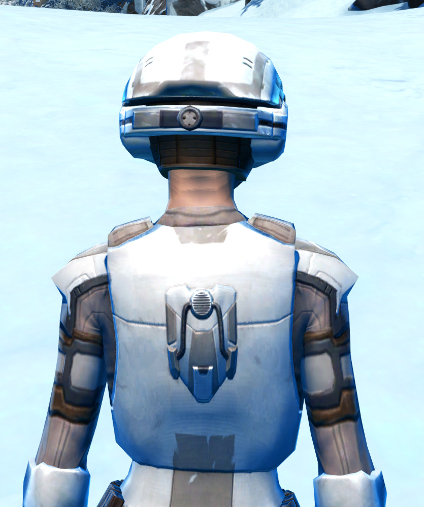 Mullinine Asylum Armor Set detailed back view from Star Wars: The Old Republic.