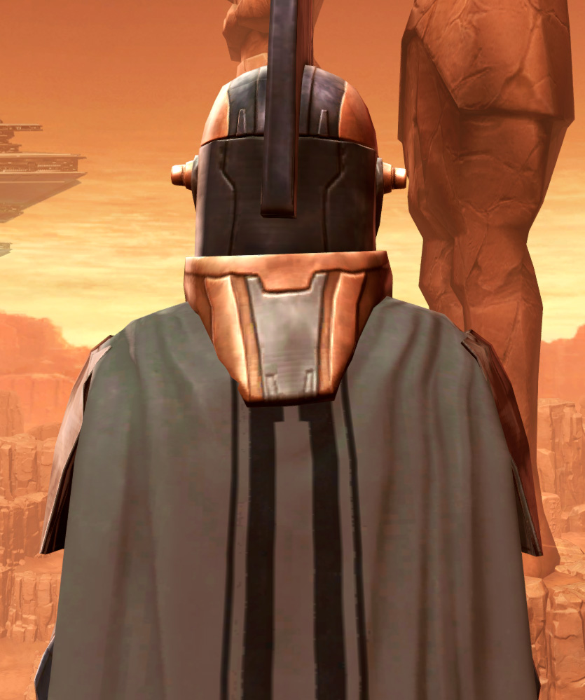 Nanosilk Aegis Armor Set detailed back view from Star Wars: The Old Republic.
