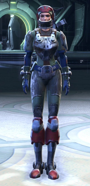 Nar Shaddaa Bounty Hunter Armor Set Outfit from Star Wars: The Old Republic.