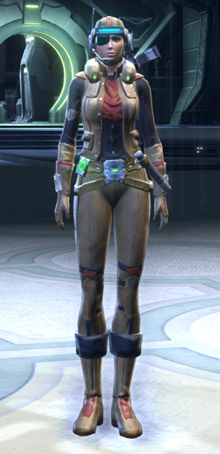 Nar Shaddaa Smuggler Armor Set Outfit from Star Wars: The Old Republic.