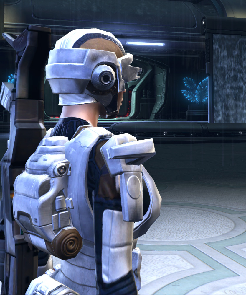 Nar Shaddaa Trooper Armor Set detailed back view from Star Wars: The Old Republic.