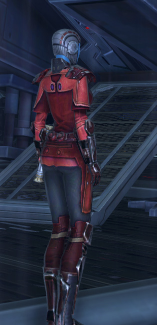 Nar Shaddaa Warrior Armor Set player-view from Star Wars: The Old Republic.