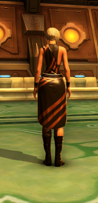 Nightlife Socialite Armor Set player-view from Star Wars: The Old Republic.
