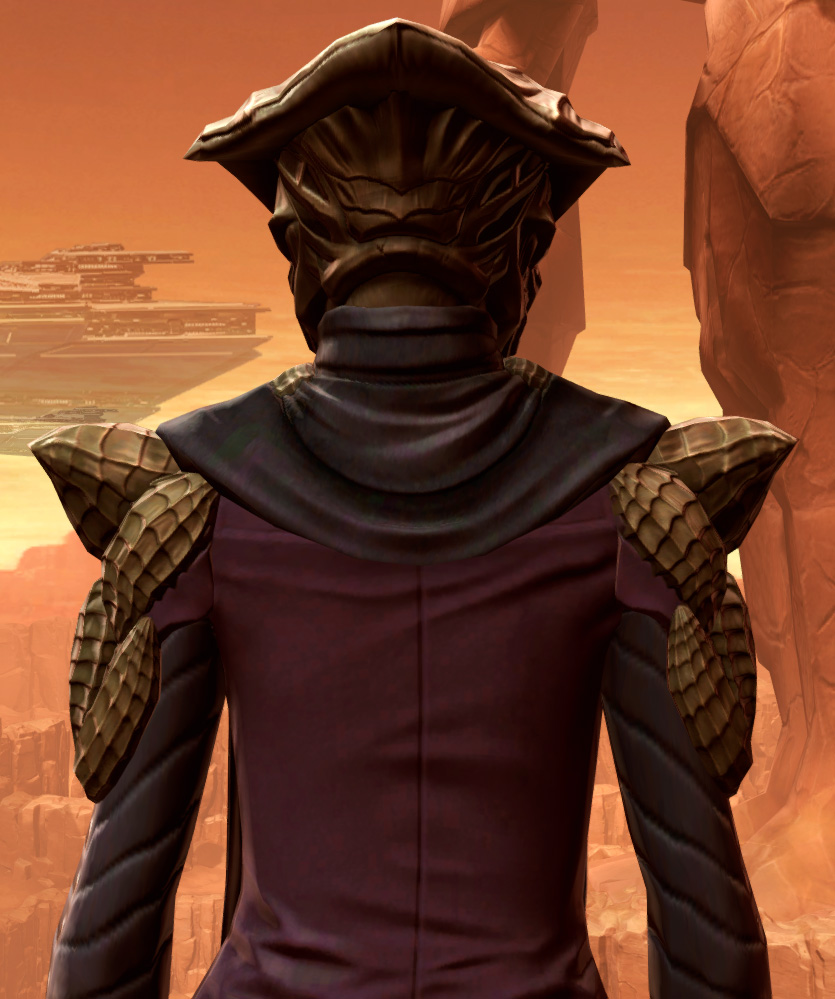 Orbalisk Armor Set detailed back view from Star Wars: The Old Republic.