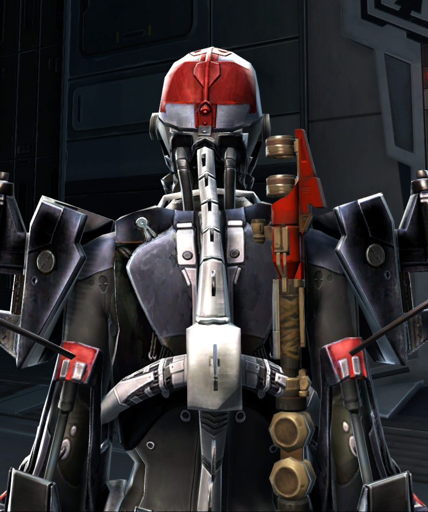 Ottegan Aegis Armor Set detailed back view from Star Wars: The Old Republic.