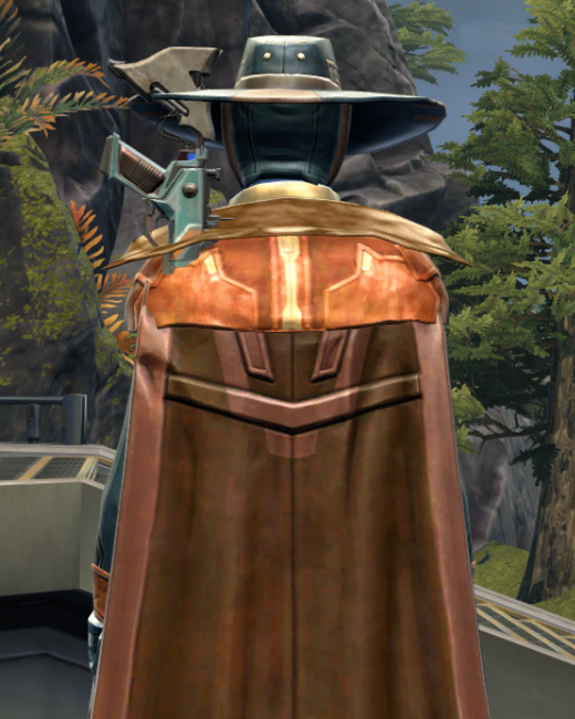 Outlaws Parlay Armor Set Back from Star Wars: The Old Republic.