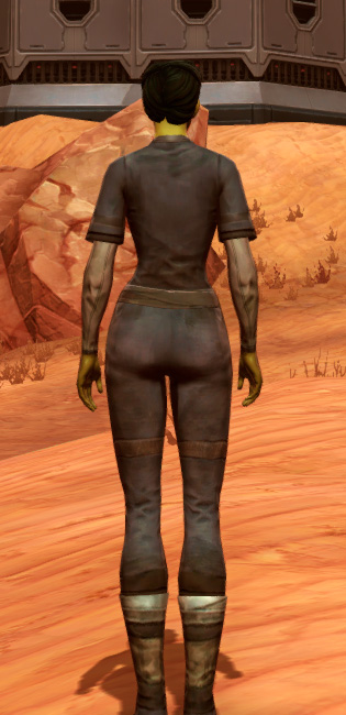 Padded Armor Set player-view from Star Wars: The Old Republic.