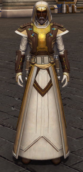 Patient Defender (hood) Armor Set Outfit from Star Wars: The Old Republic.