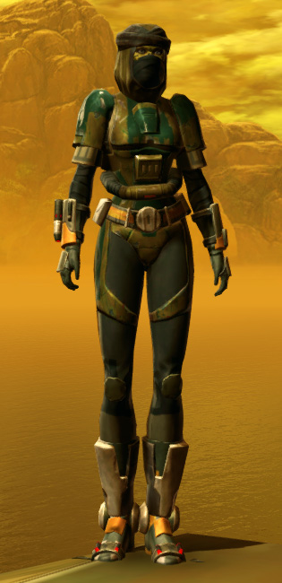 Phobium Onslaught Armor Set Outfit from Star Wars: The Old Republic.