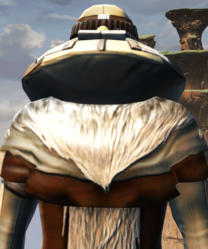 Polyplast Ultramesh Armor Set detailed back view from Star Wars: The Old Republic.