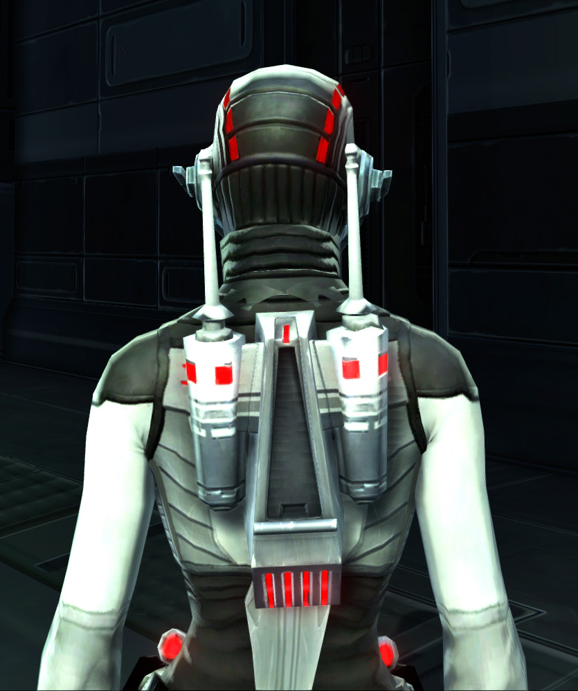Potent Combatant Armor Set detailed back view from Star Wars: The Old Republic.