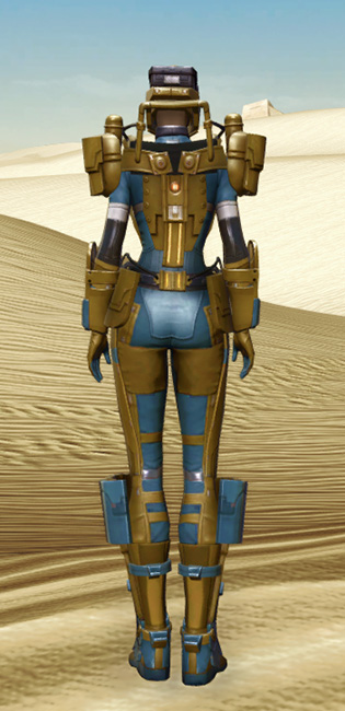 Powered Exoguard Armor Set player-view from Star Wars: The Old Republic.
