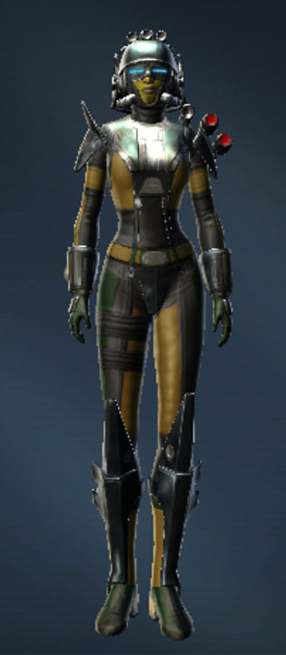 War Hero Field Tech Armor Set Outfit from Star Wars: The Old Republic.