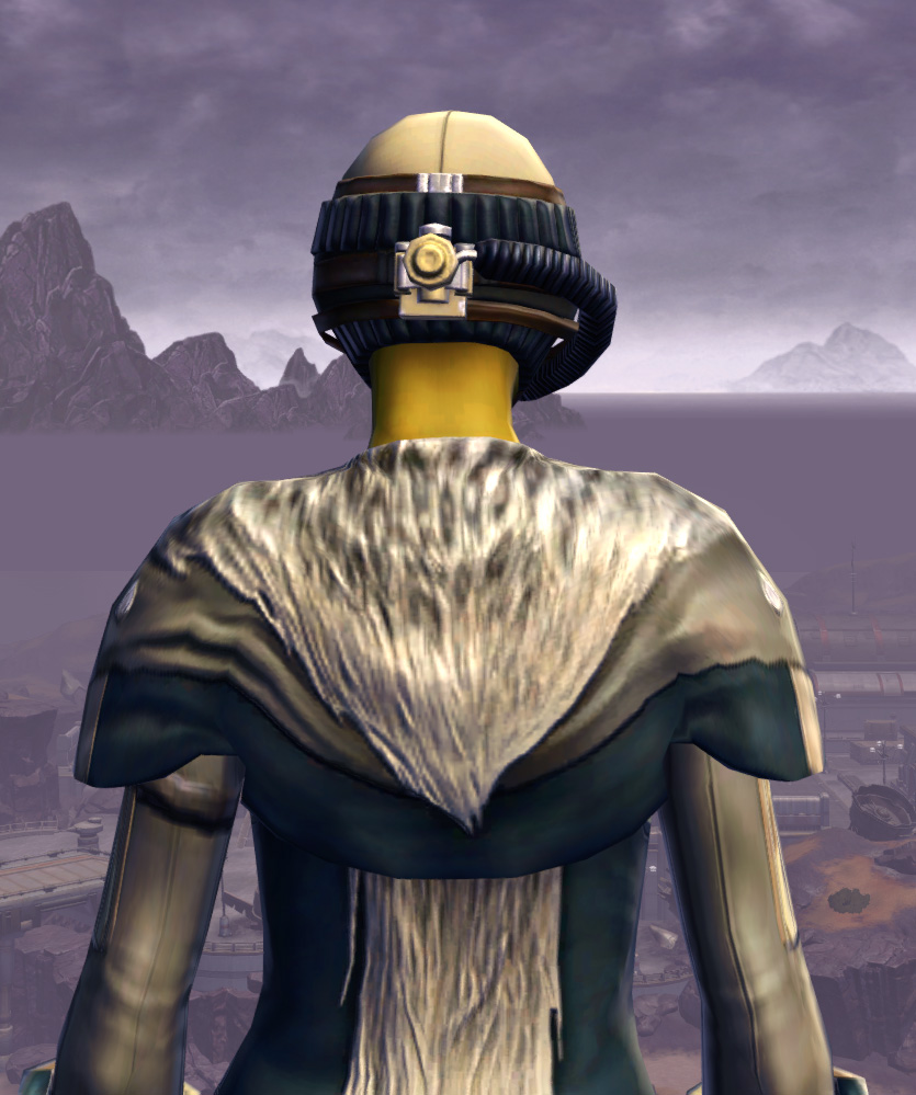 Quadranium Onslaught Armor Set detailed back view from Star Wars: The Old Republic.
