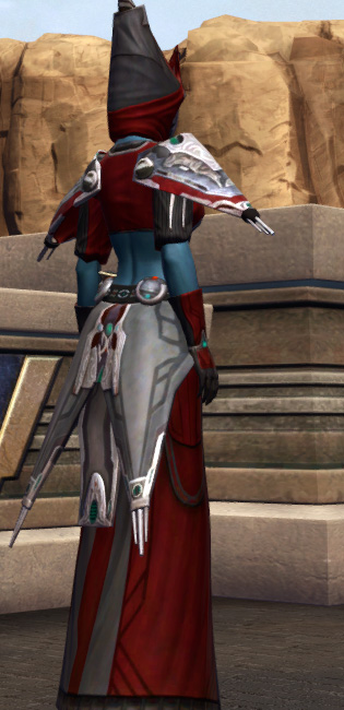 Rakata Force-Lord (Imperial) Armor Set player-view from Star Wars: The Old Republic.