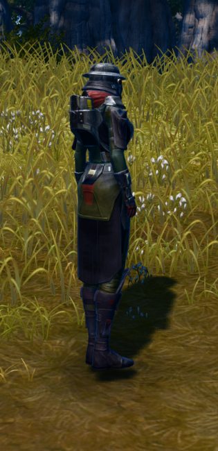 RD-14B Stealth (Imperial) Armor Set player-view from Star Wars: The Old Republic. - PLAYER RD-14B Stealth (Imperial) Armor Set player-view from Star Wars: The Old Republic.