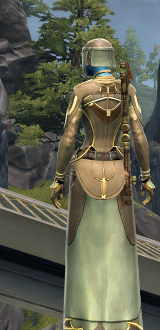 Rebuking Assault Armor Set player-view from Star Wars: The Old Republic.