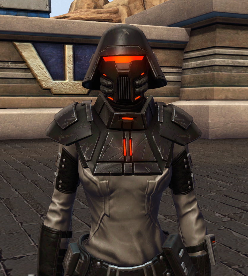 Reconstructed Apprentice Armor Set from Star Wars: The Old Republic.
