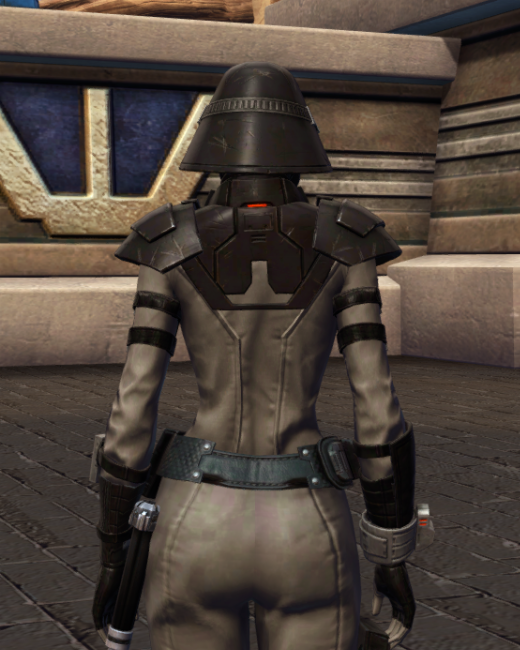 Reconstructed Apprentice Armor Set Back from Star Wars: The Old Republic.