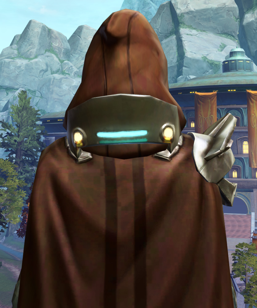Reinforced Phobium Armor Set detailed back view from Star Wars: The Old Republic.