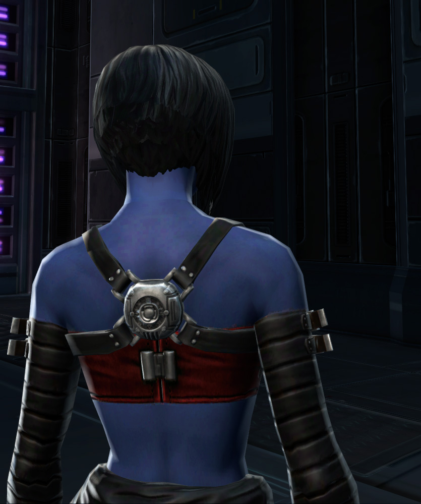 Relaxed Jumpsuit Armor Set detailed back view from Star Wars: The Old Republic.