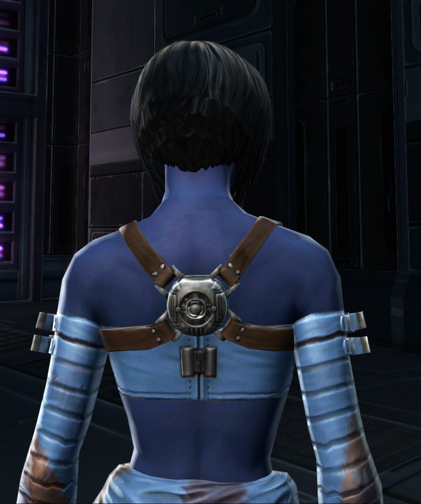 Relaxed Tracksuit Armor Set detailed back view from Star Wars: The Old Republic.