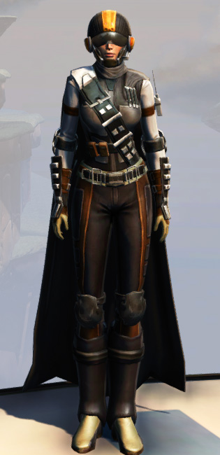 Remnant Arkanian Smuggler Armor Set Outfit from Star Wars: The Old Republic.