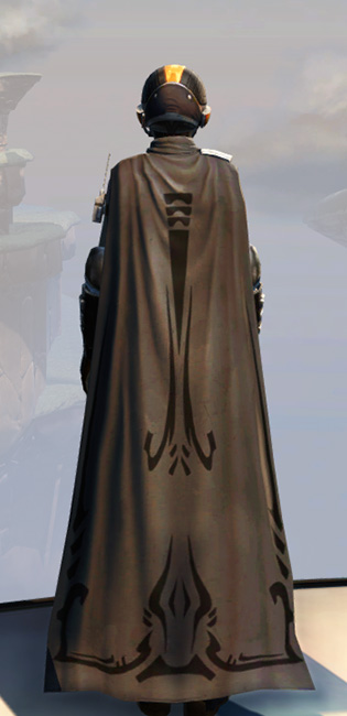 Remnant Arkanian Smuggler Armor Set player-view from Star Wars: The Old Republic.
