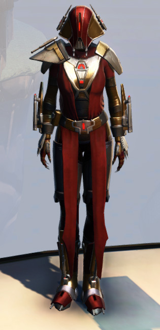 Remnant Arkanian Warrior Armor Set Outfit from Star Wars: The Old Republic.