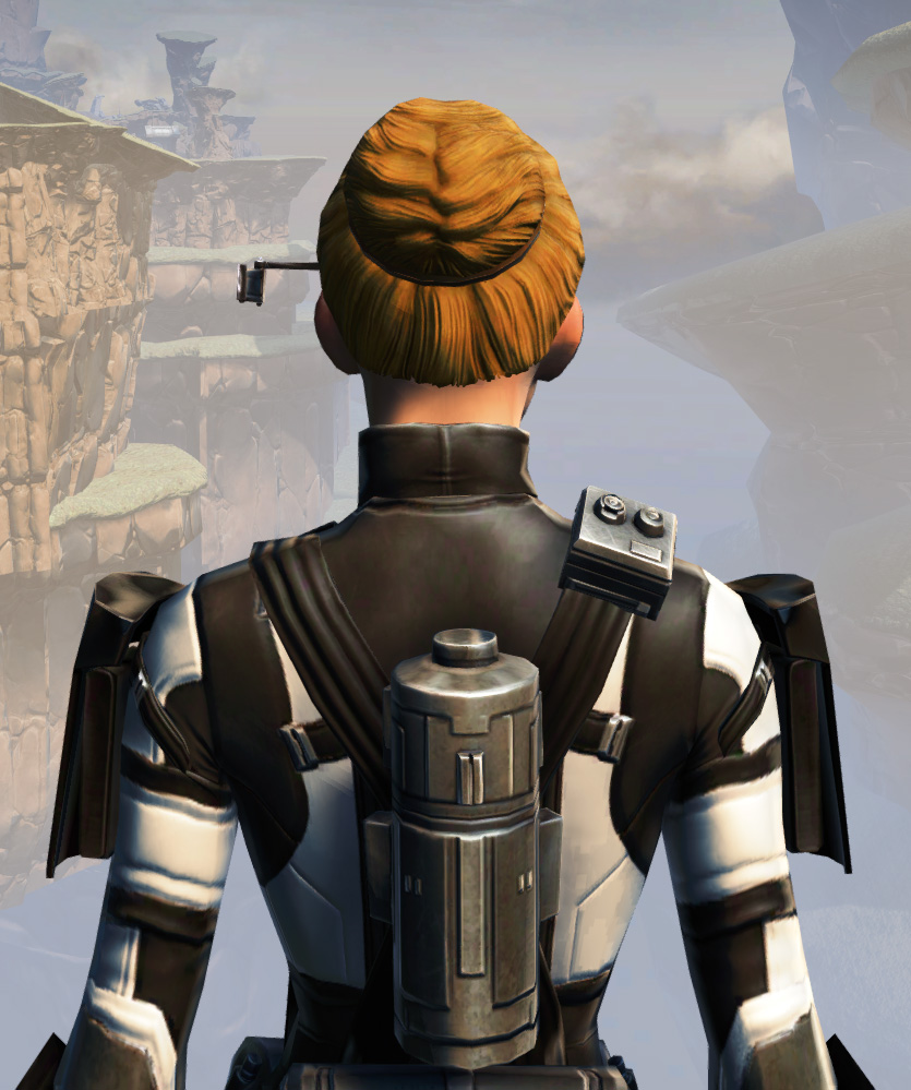 Remnant Dreadguard Agent Armor Set detailed back view from Star Wars: The Old Republic.