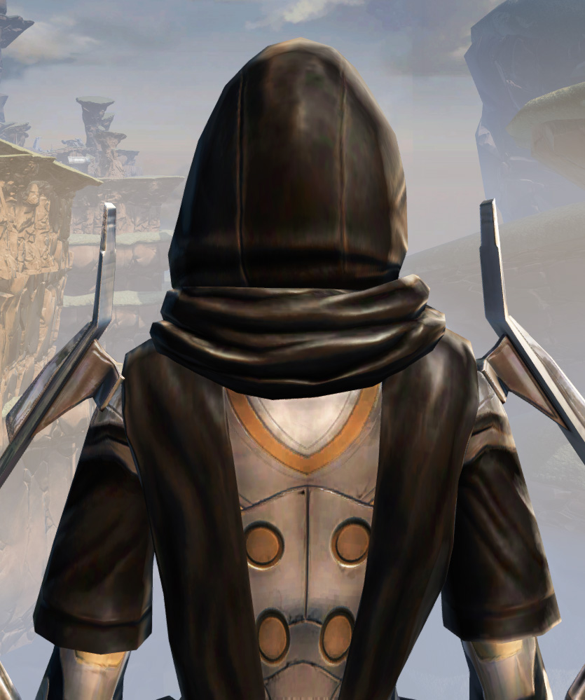 Remnant Dreadguard Knight Armor Set detailed back view from Star Wars: The Old Republic.