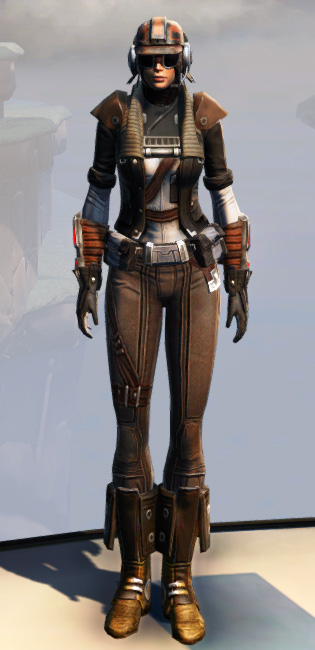 Remnant Resurrected Smuggler Armor Set Outfit from Star Wars: The Old Republic.