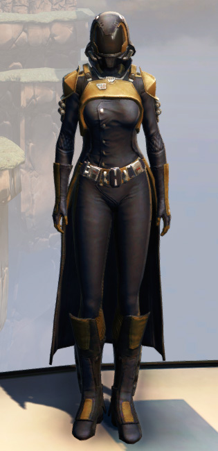 Remnant Underworld Agent Armor Set Outfit from Star Wars: The Old Republic.