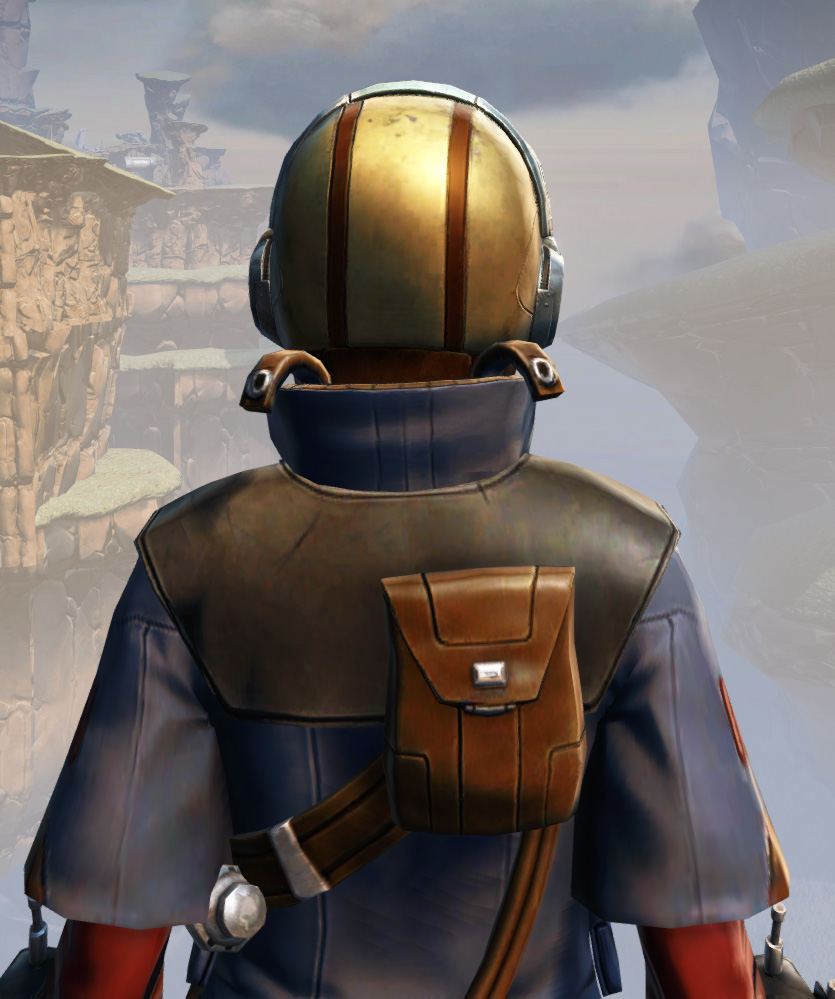 Remnant Underworld Smuggler Armor Set detailed back view from Star Wars: The Old Republic.