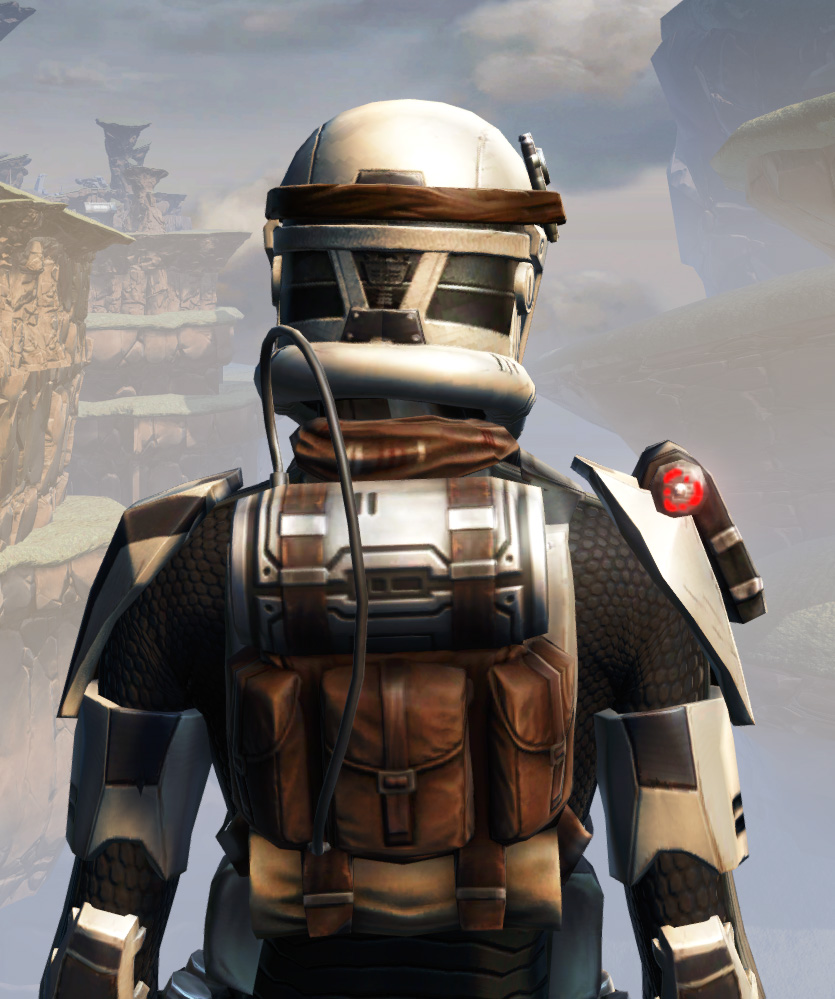 Remnant Underworld Trooper Armor Set detailed back view from Star Wars: The Old Republic.