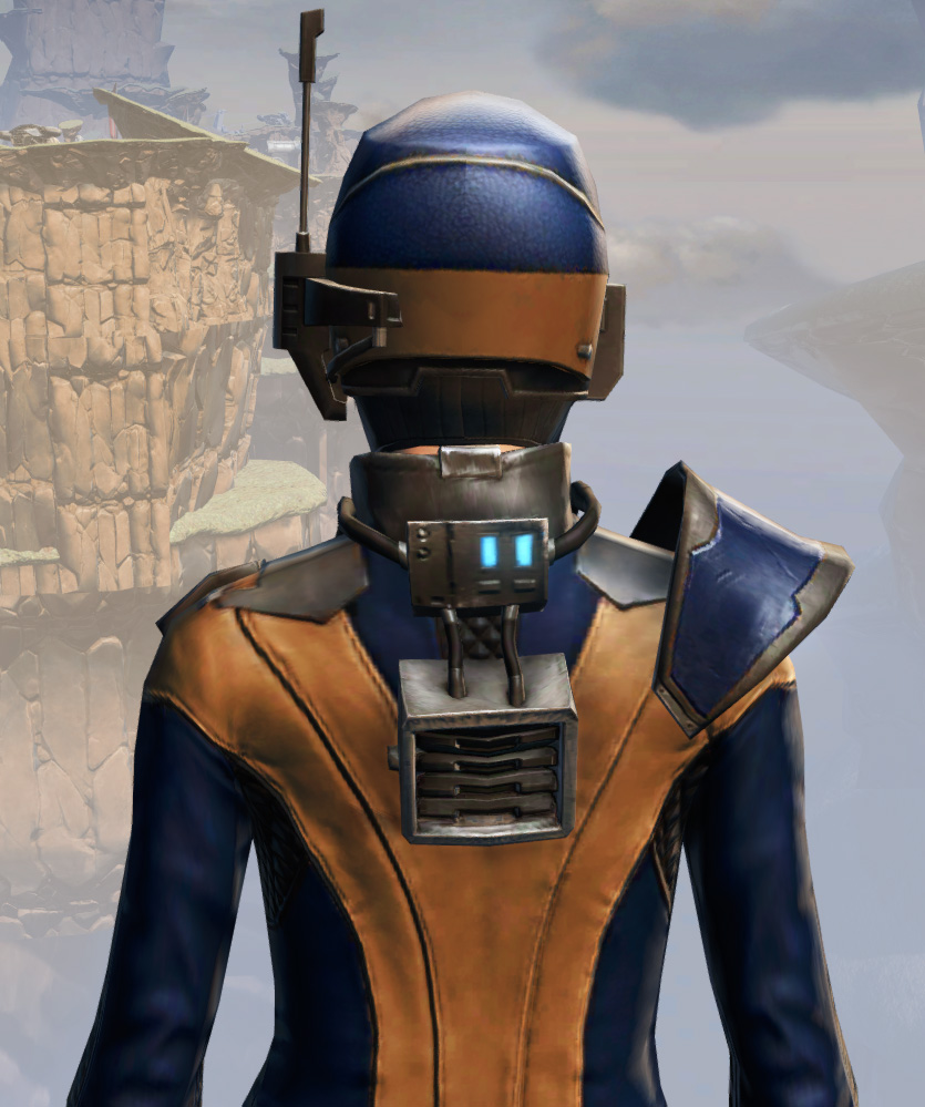 Remnant Yavin Agent Armor Set detailed back view from Star Wars: The Old Republic.